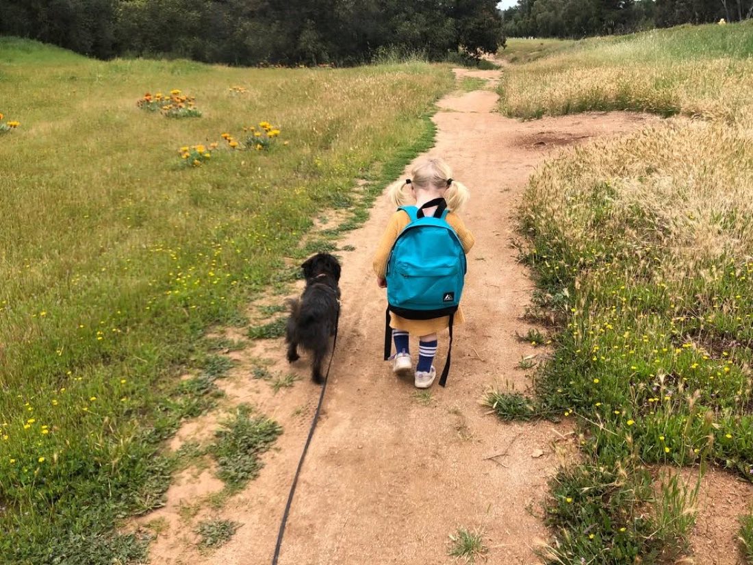 Frodo with one of the kids
