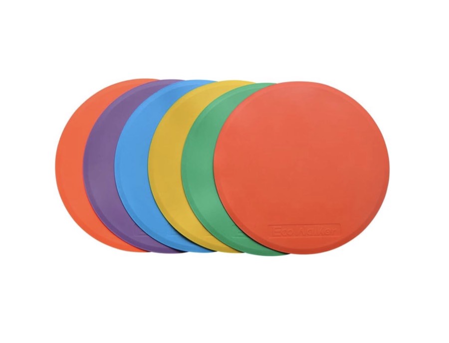 Colorful silicone spot markers for position training