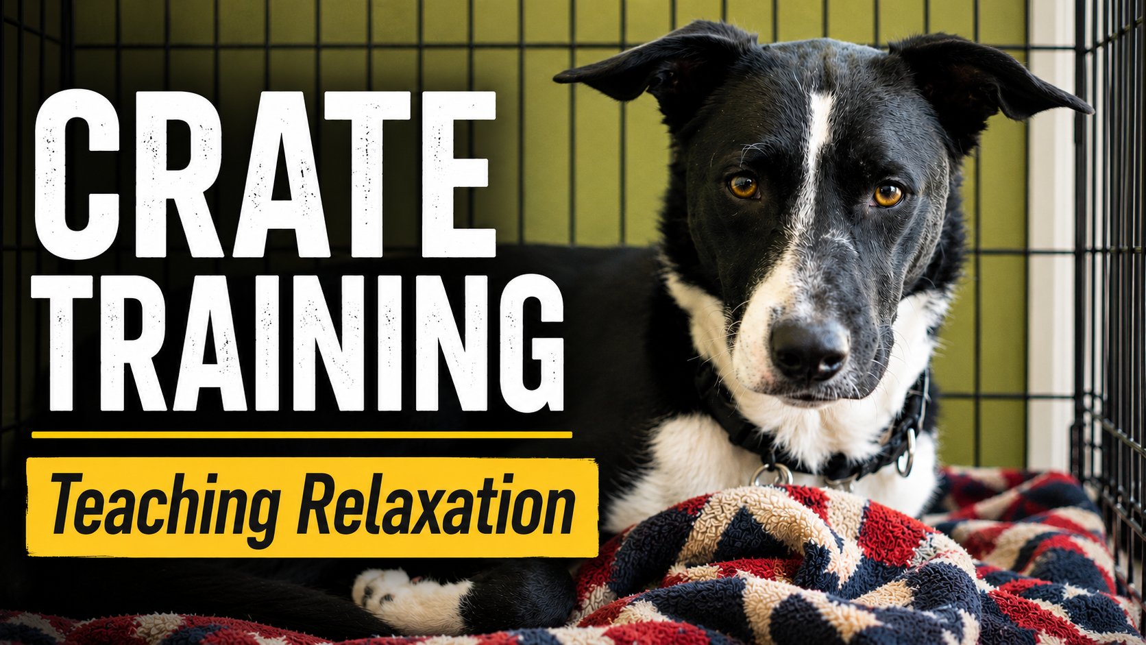 Crate Training: Teaching Relaxation. Legends Dog Training